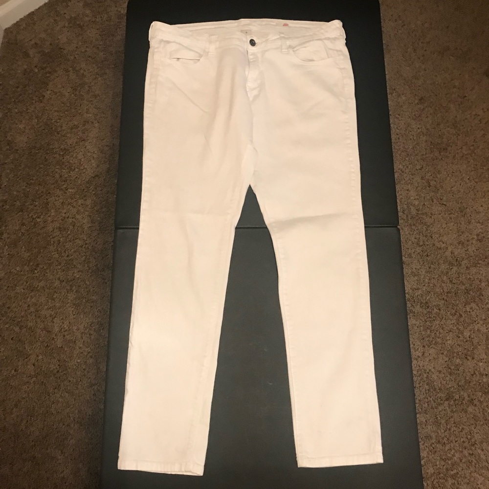 Charlotte Russe white super skinny jeans